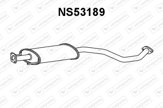 Obrázok Predný tlmič výfuku VENEPORTE  NS53189