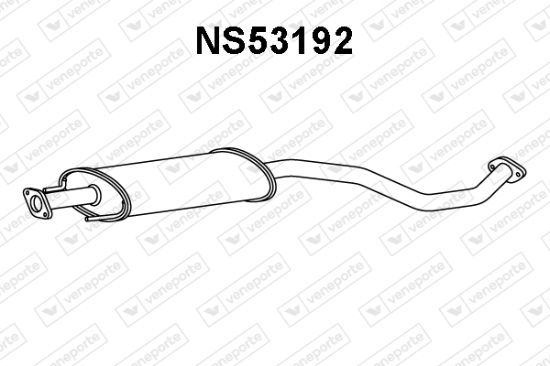 Obrázok Predný tlmič výfuku VENEPORTE  NS53192