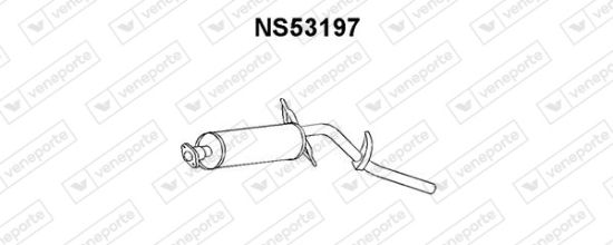 Obrázok Koncový tlmič výfuku VENEPORTE  NS53197