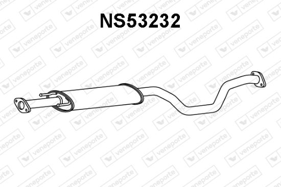 Obrázok Predný tlmič výfuku VENEPORTE  NS53232