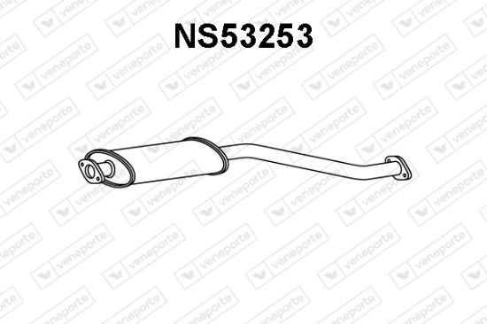 Obrázok Predný tlmič výfuku VENEPORTE  NS53253