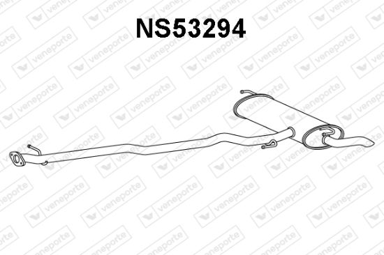 Obrázok Koncový tlmič výfuku VENEPORTE  NS53294