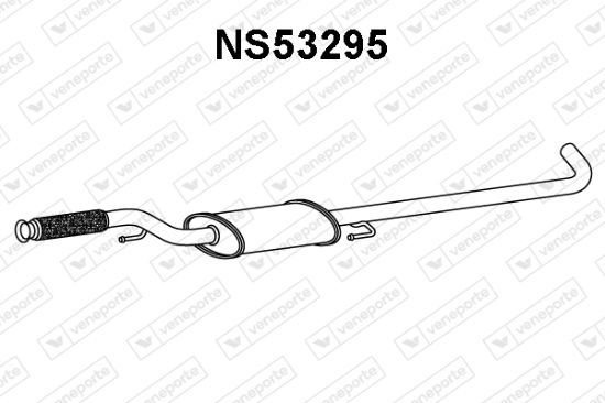 Obrázok Predný tlmič výfuku VENEPORTE  NS53295