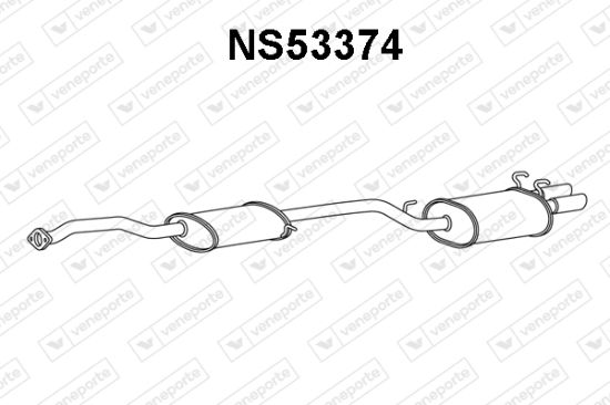 Obrázok Koncový tlmič výfuku VENEPORTE  NS53374