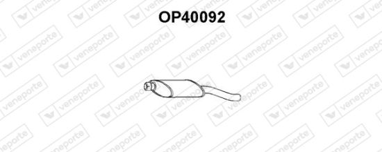 Obrázok Koncový tlmič výfuku VENEPORTE  OP40092