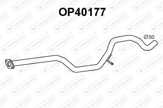 Obrázok Výfukové potrubie VENEPORTE  OP40177