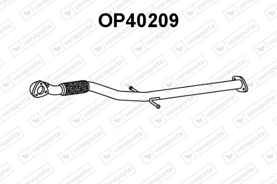 Obrázok Výfukové potrubie VENEPORTE  OP40209