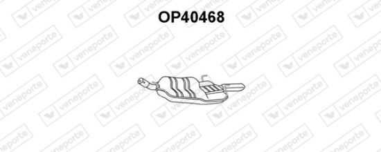 Obrázok Koncový tlmič výfuku VENEPORTE  OP40468