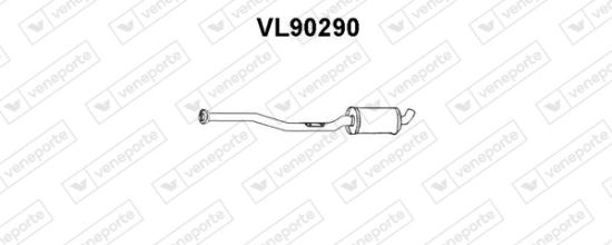 Obrázok Predný tlmič výfuku VENEPORTE  VL90290