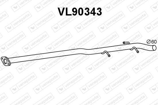 Obrázok Výfukové potrubie VENEPORTE  VL90343