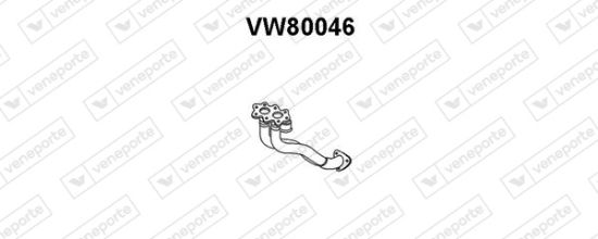 Obrázok Výfukové potrubie VENEPORTE  VW80046