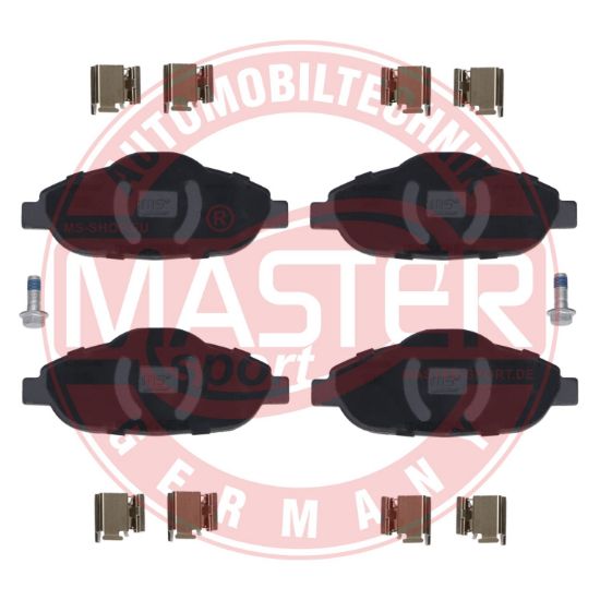 Obrázok Sada brzdových platničiek kotúčovej brzdy MASTER-SPORT GERMANY Premium 13046038472NSETMS