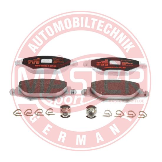 Obrázok Sada brzdových platničiek kotúčovej brzdy MASTER-SPORT GERMANY Premium Ceramic 13046039752KSETMS