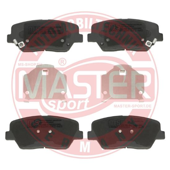 Obrázok Sada brzdových platničiek kotúčovej brzdy MASTER-SPORT GERMANY Premium 13046135522NSETMS