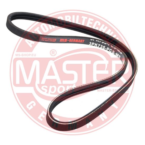 Obrázok Ozubený klinový remeň MASTER-SPORT GERMANY  3PK735PCSMS