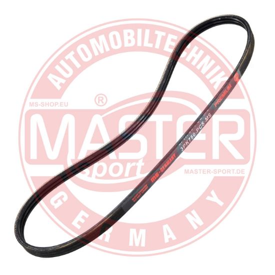 Obrázok Ozubený klinový remeň MASTER-SPORT GERMANY  3PK750PCSMS