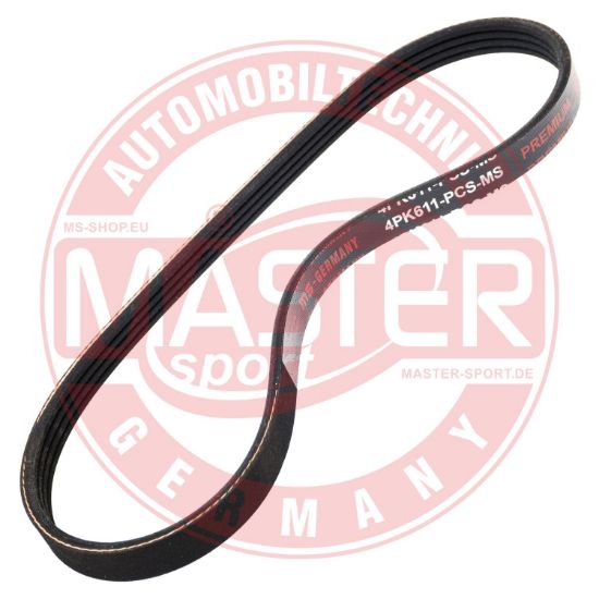 Obrázok Ozubený klinový remeň MASTER-SPORT GERMANY  4PK611PCSMS
