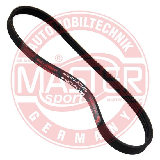 Obrázok Ozubený klinový remeň MASTER-SPORT GERMANY  4PK673PCSMS