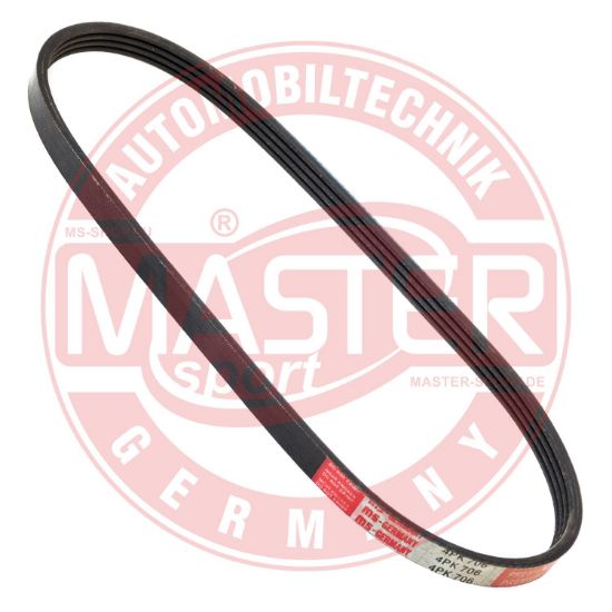Obrázok Ozubený klinový remeň MASTER-SPORT GERMANY  4PK706PCSMS