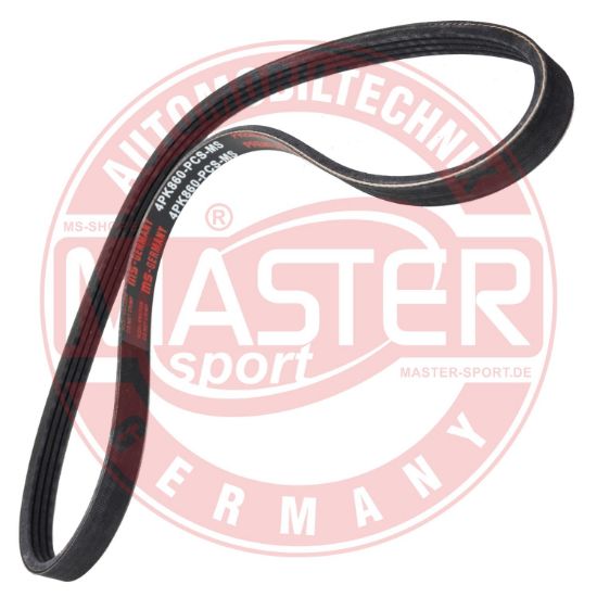 Obrázok Ozubený klinový remeň MASTER-SPORT GERMANY  4PK860PCSMS