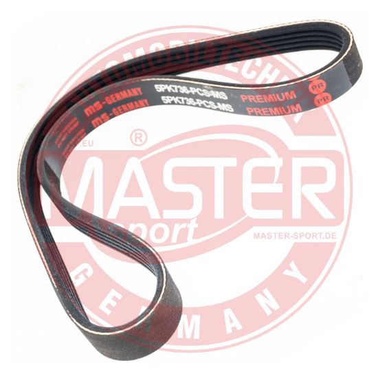 Obrázok Ozubený klinový remeň MASTER-SPORT GERMANY  5PK736PCSMS