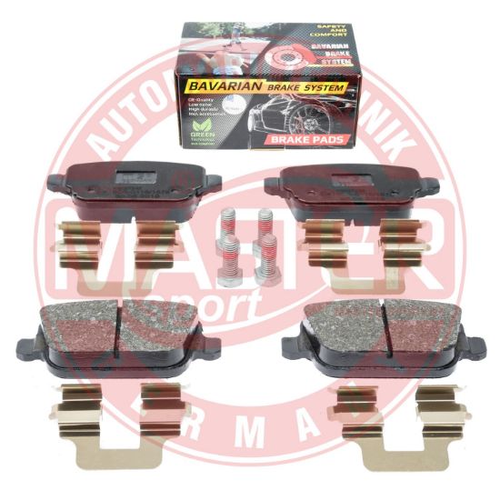 Obrázok Sada brzdových platničiek kotúčovej brzdy MASTER-SPORT GERMANY Bavarian Brake System K6027232