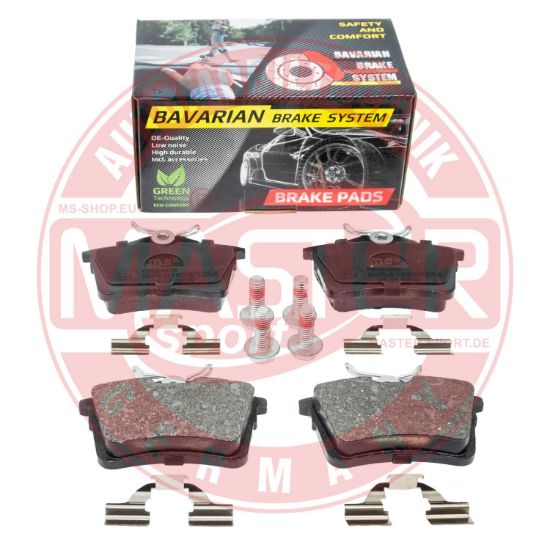 Obrázok Sada brzdových platničiek kotúčovej brzdy MASTER-SPORT GERMANY Bavarian Brake System K6027452