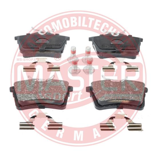 Obrázok Sada brzdových platničiek kotúčovej brzdy MASTER-SPORT GERMANY Bavarian Brake System K6027452