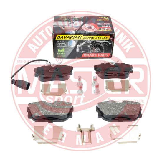Obrázok Sada brzdových platničiek kotúčovej brzdy MASTER-SPORT GERMANY Bavarian Brake System K6028742