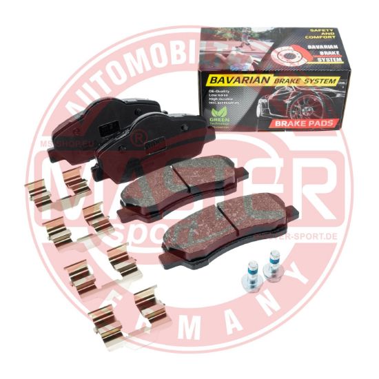 Obrázok Sada brzdových platničiek kotúčovej brzdy MASTER-SPORT GERMANY Bavarian Brake System K6038672