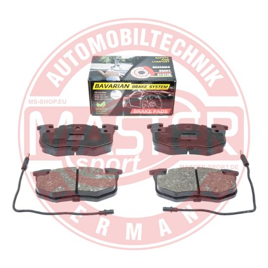 Obrázok Sada brzdových platničiek kotúčovej brzdy MASTER-SPORT GERMANY Bavarian Brake System K6039532