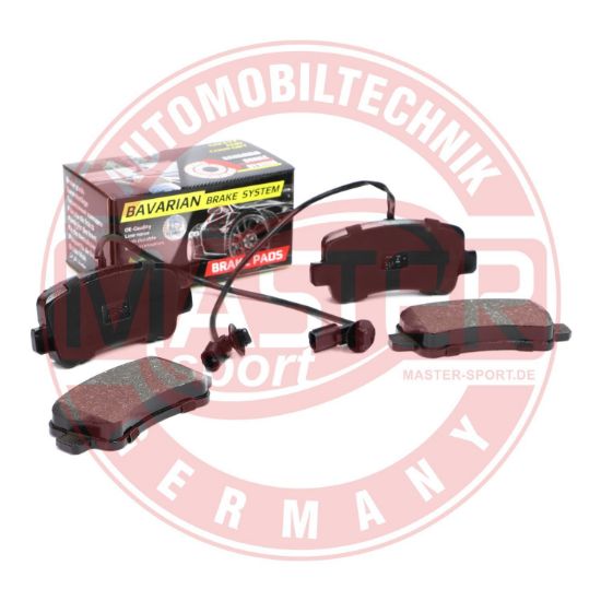 Obrázok Sada brzdových platničiek kotúčovej brzdy MASTER-SPORT GERMANY Bavarian Brake System K6048582