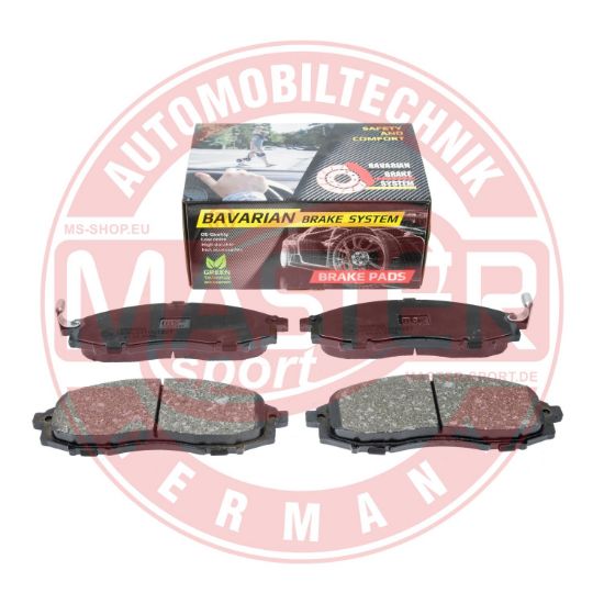 Obrázok Sada brzdových platničiek kotúčovej brzdy MASTER-SPORT GERMANY Bavarian Brake System K6056322