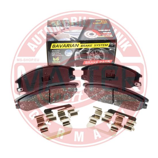 Obrázok Sada brzdových platničiek kotúčovej brzdy MASTER-SPORT GERMANY Bavarian Brake System K6058322