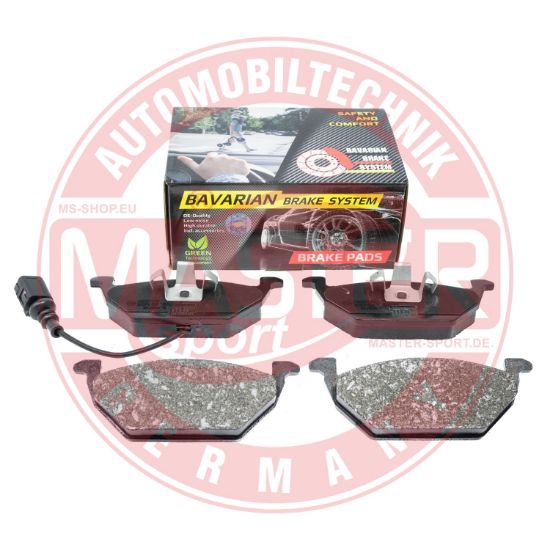 Obrázok Sada brzdových platničiek kotúčovej brzdy MASTER-SPORT GERMANY Bavarian Brake System K6071172