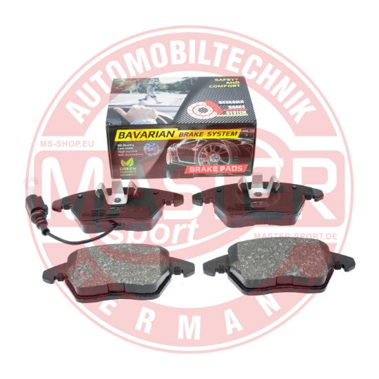 Obrázok Sada brzdových platničiek kotúčovej brzdy MASTER-SPORT GERMANY Bavarian Brake System K6071842
