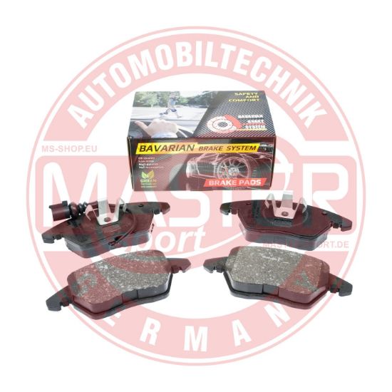 Obrázok Sada brzdových platničiek kotúčovej brzdy MASTER-SPORT GERMANY Bavarian Brake System K6072262