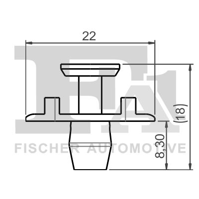 Obrázok Príchytka ozdobnej/ochran. liżty FA1  11200245