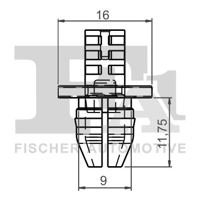 Obrázok Príchytka ozdobnej/ochran. liżty FA1  11200345