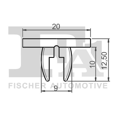 Obrázok Príchytka ozdobnej/ochran. liżty FA1  11600095