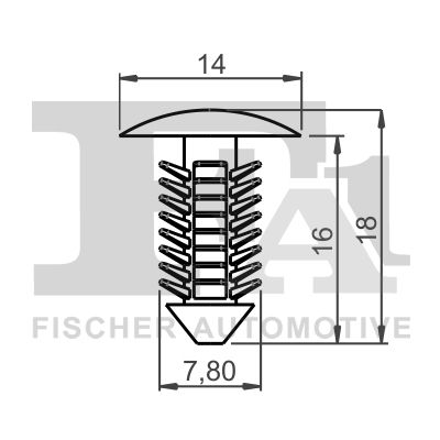 Obrázok Príchytka ozdobnej/ochran. liżty FA1  12100075