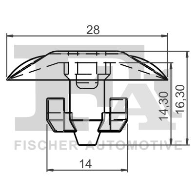 Obrázok Príchytka ozdobnej/ochran. liżty FA1  12400275