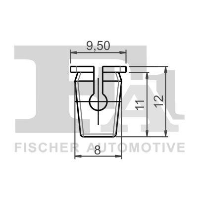 Obrázok Príchytka ozdobnej/ochran. liżty FA1  126000325