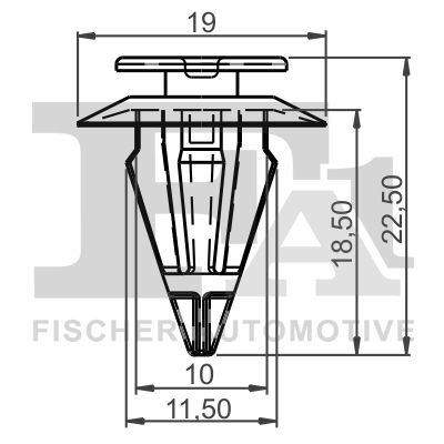Obrázok Príchytka ozdobnej/ochran. liżty FA1  14400175