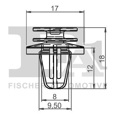 Obrázok Príchytka ozdobnej/ochran. liżty FA1  14400185