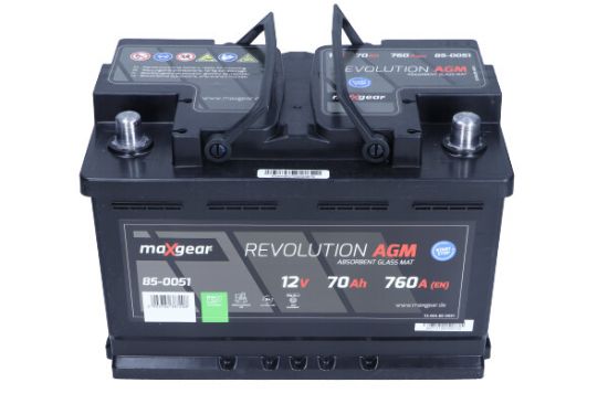Obrázok Batéria MAXGEAR  12V/70Ah/760A