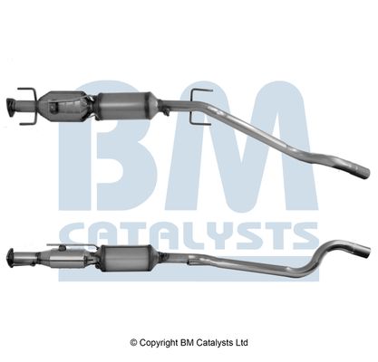 Obrázok Filter sadzí/pevných častíc výfukového systému BM CATALYSTS Approved BM11076H