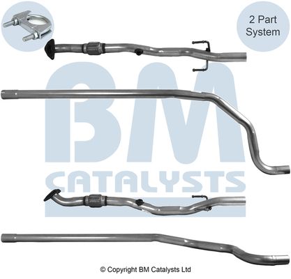 Obrázok Výfukové potrubie BM CATALYSTS  BM50156