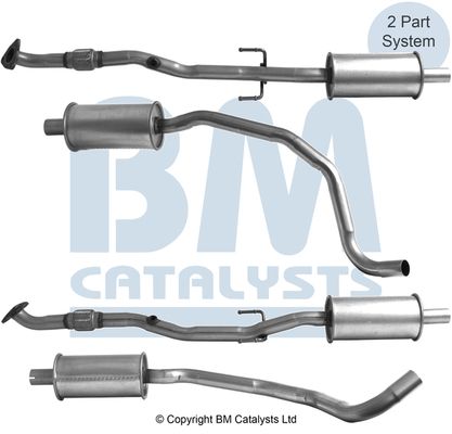 Obrázok Výfukové potrubie BM CATALYSTS  BM50969