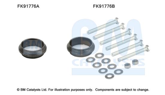 Obrázok Tlakové vedenie, snímač tlaku (filter pevných častíc) BM CATALYSTS  PP11027A